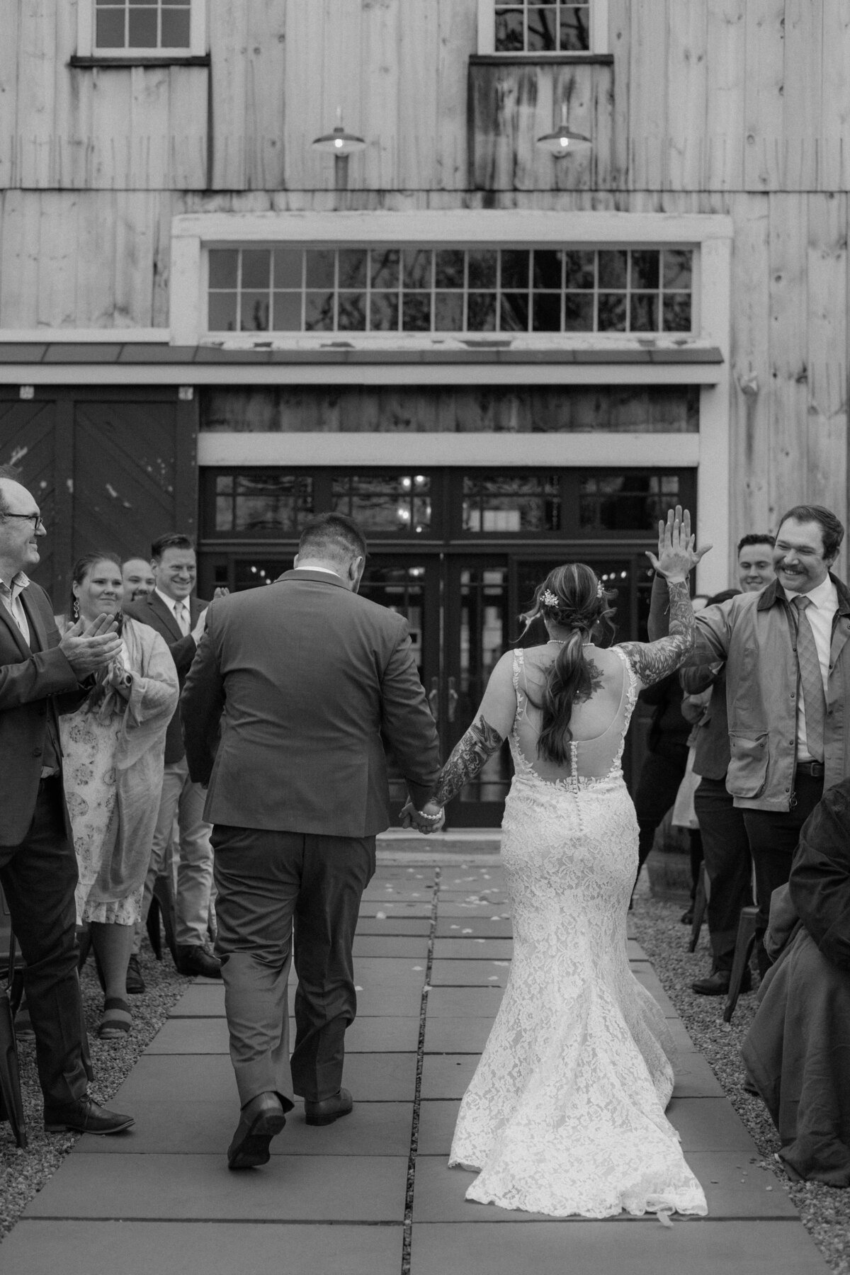 A&J Wedding Ceremony - B&W-128