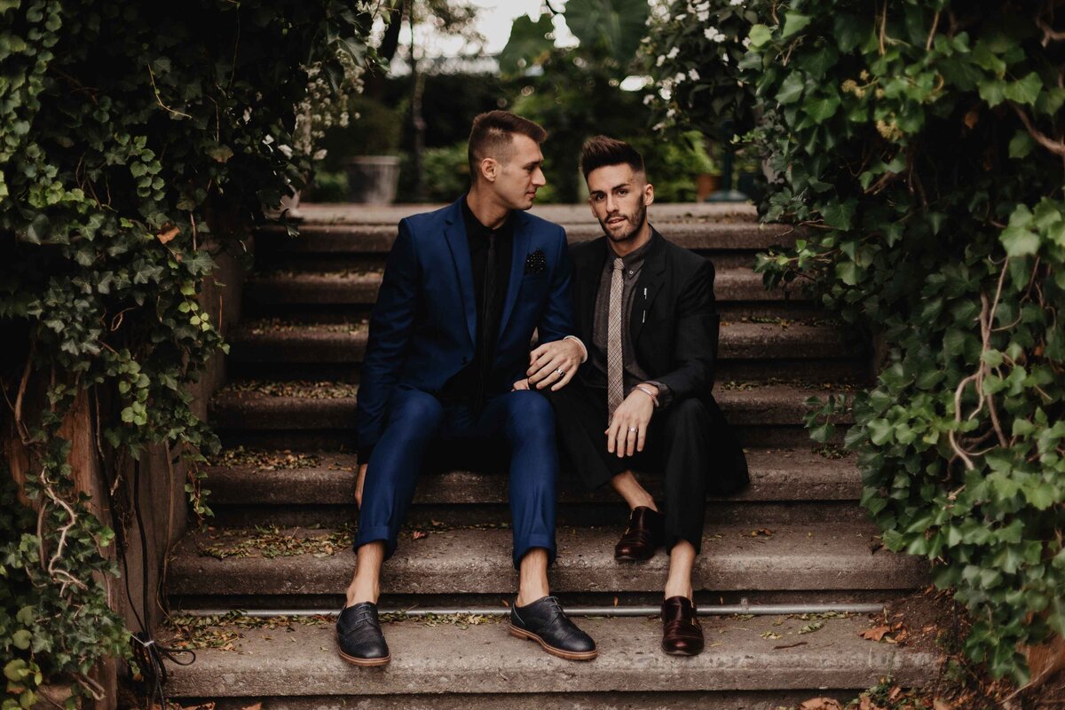 NYC Wedding Two Grooms | LGBT Elopement Photographer
