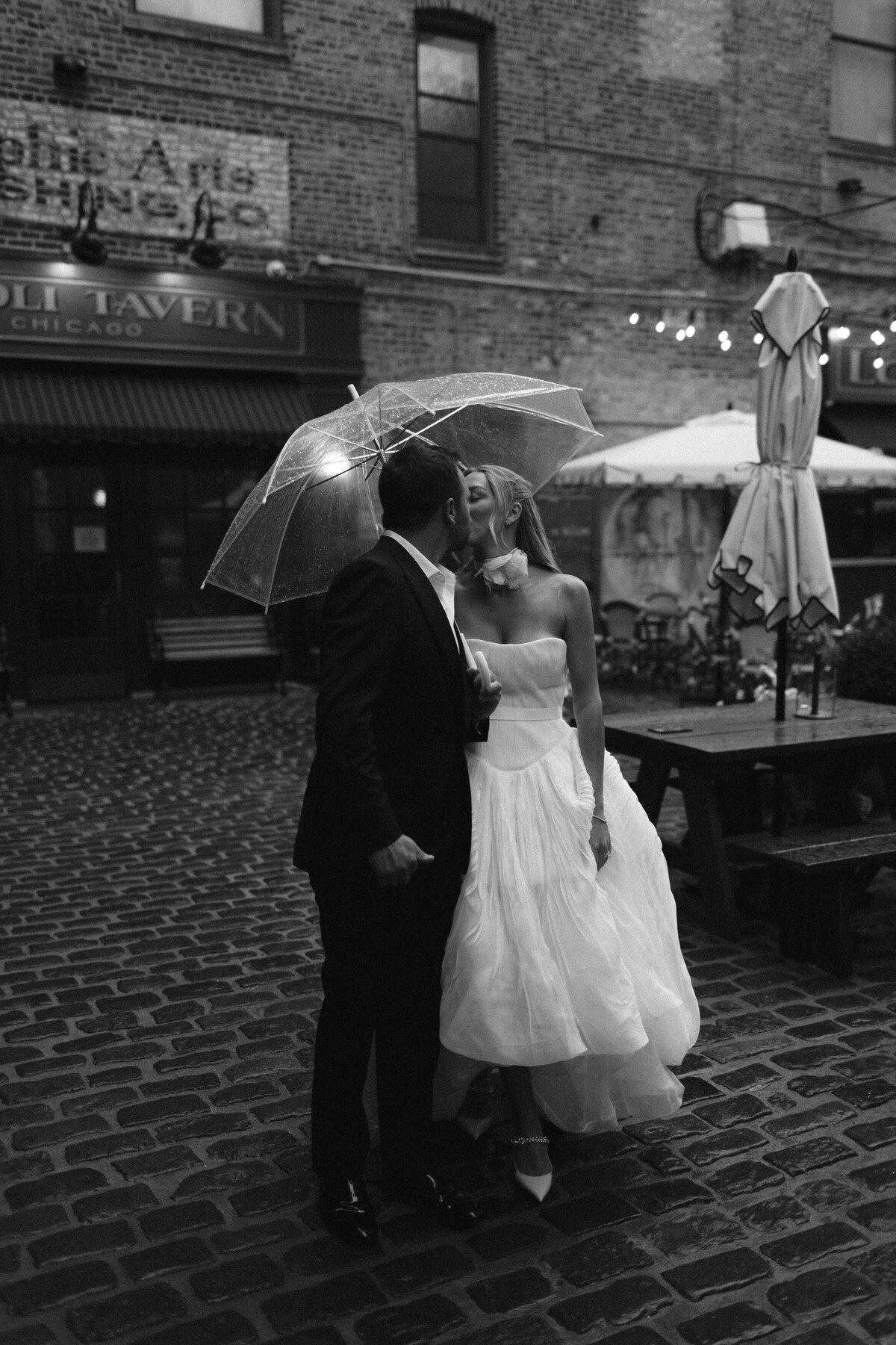 Sophisticated editorial wedding photography at Old Post Office Chicago featuring Lauren Alatriste's fashion forward approach to ceremony coverage, creating magazine-worthy imagery that combines architectural beauty with luxury wedding aesthetics and authentic emotion.
