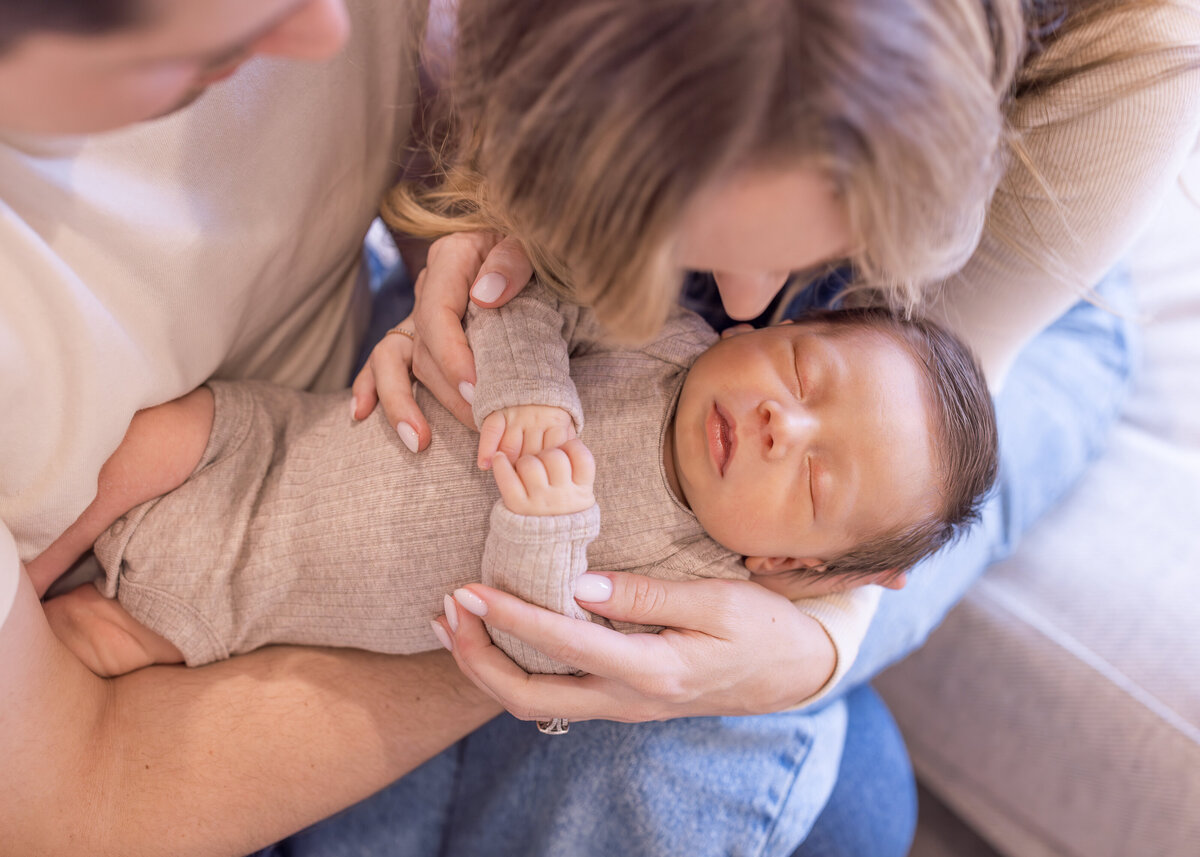 in home newborn photo