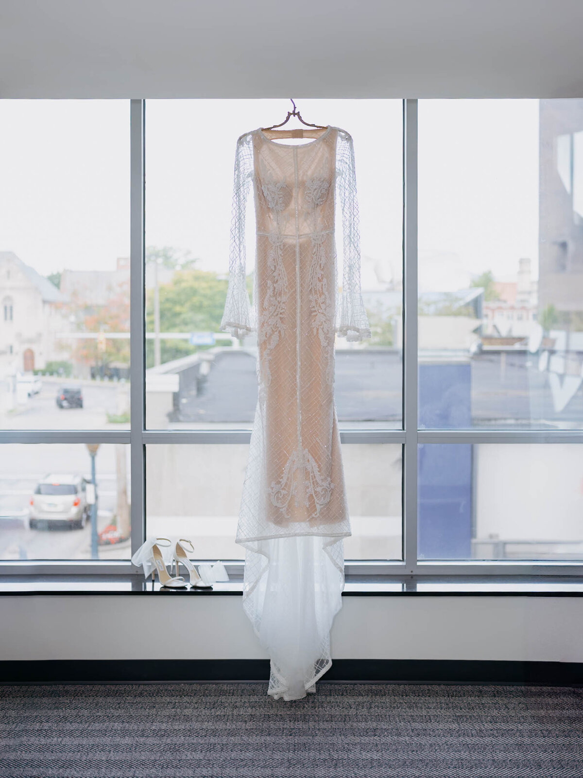 J.Andrietta wedding dress for bride's dream Shoreby Club wedding