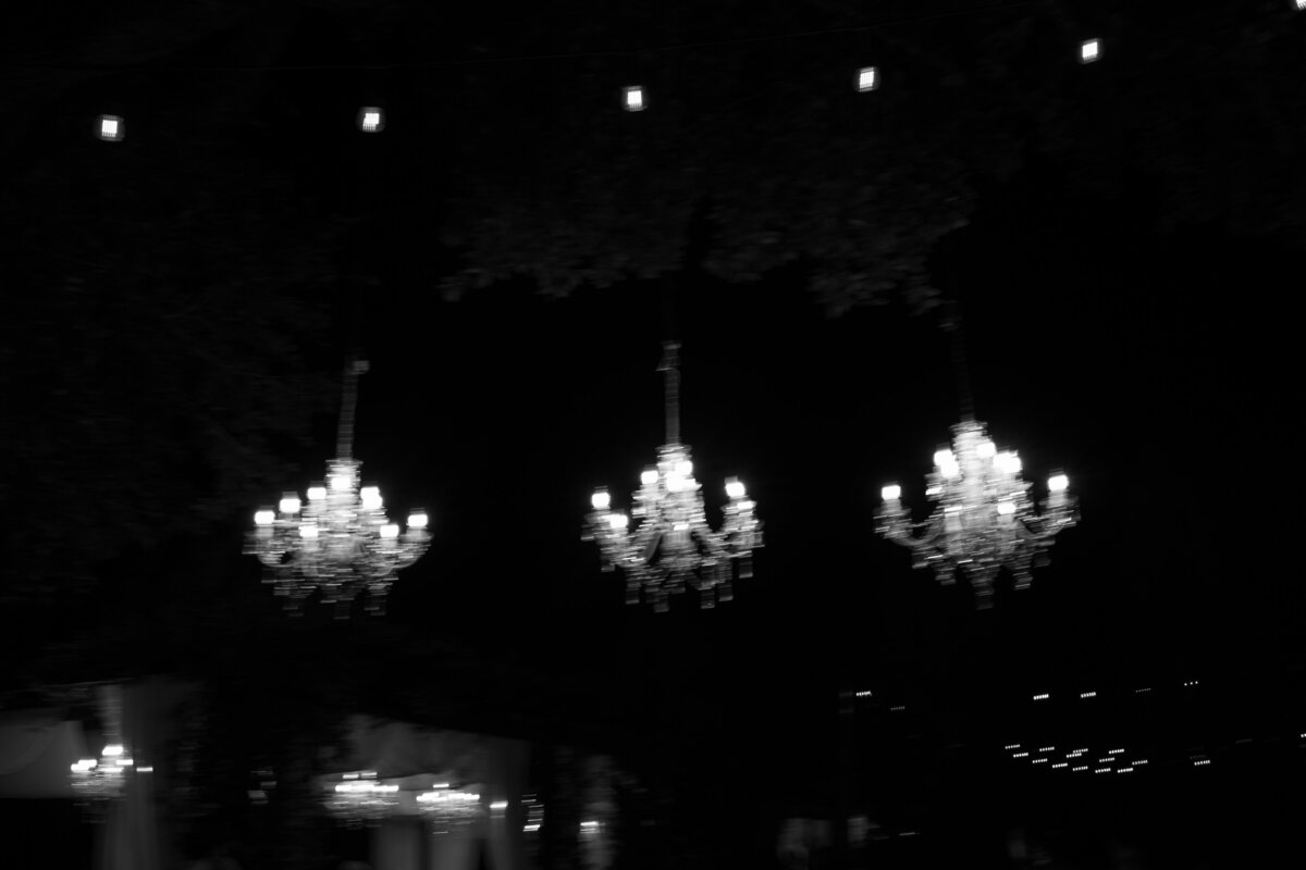chandelier details at La Casa Toscana Wedding Venue Fort Myers Florida