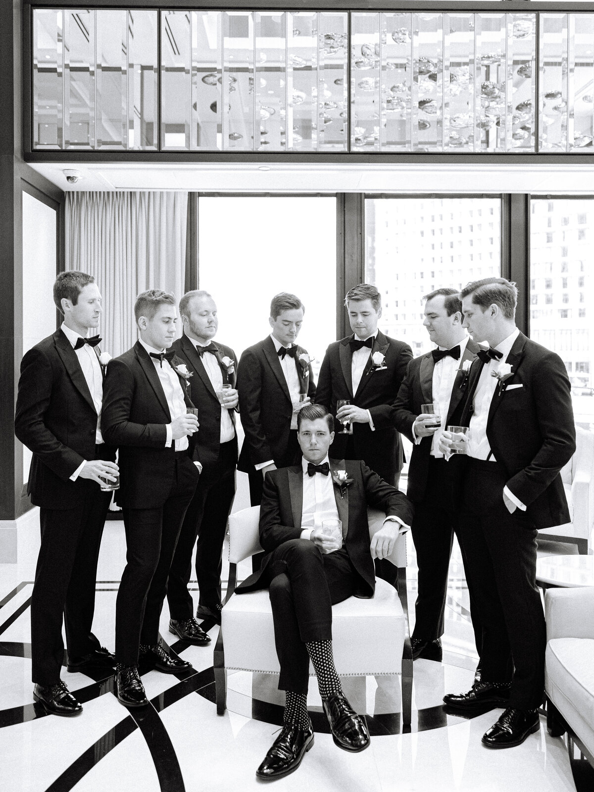 classic wedding at langham chicago-8