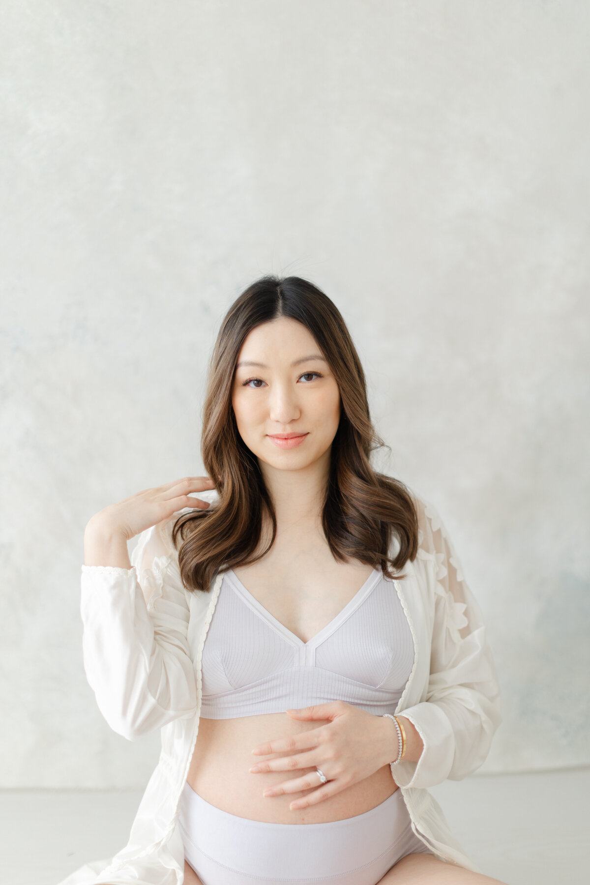 Maternity portrait session at Philadelphia photography studio - 3