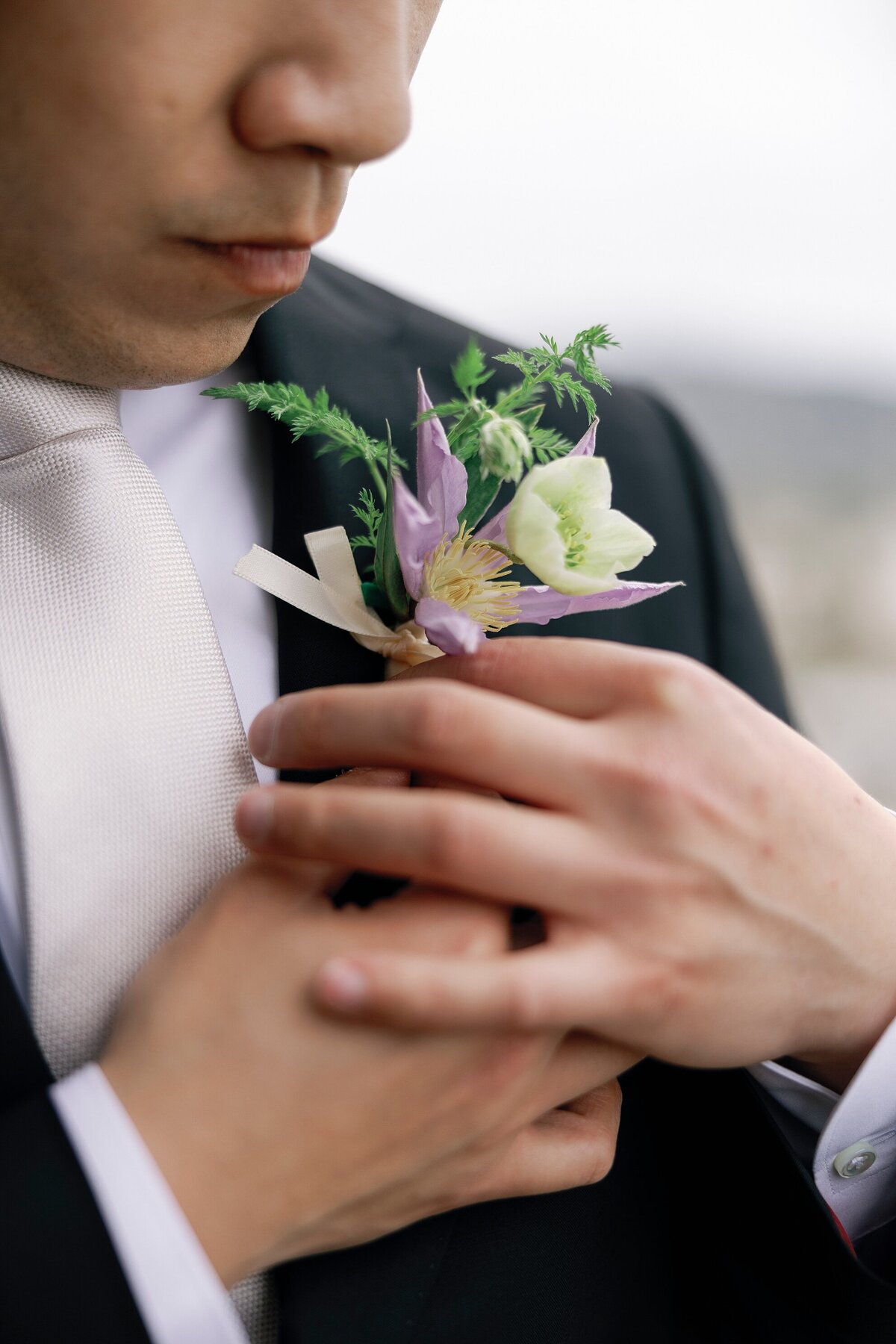 Groom solo photo