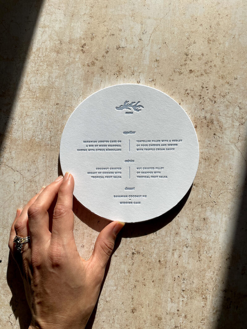 destination-wedding-menu-design-letterpress-bodega-press
