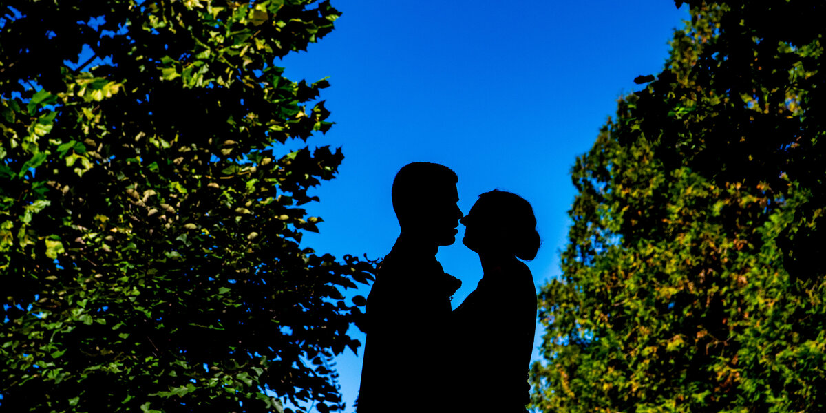 River House at Odettes Wedding Photography bride groom silhouette