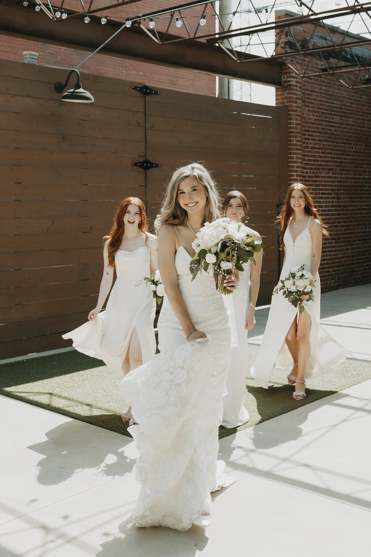 bride with bridal party