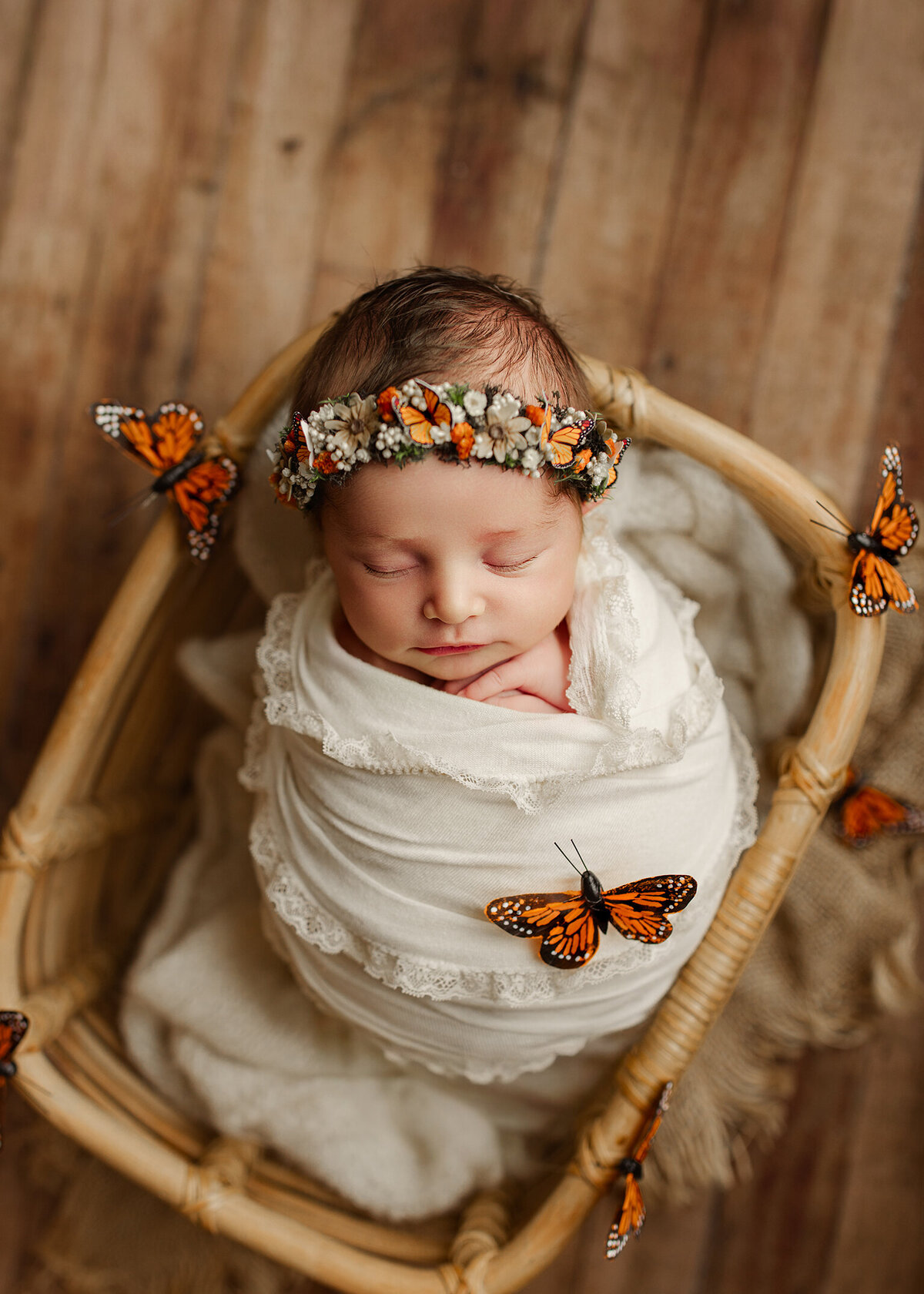 baby newborn photo session in clarksville 