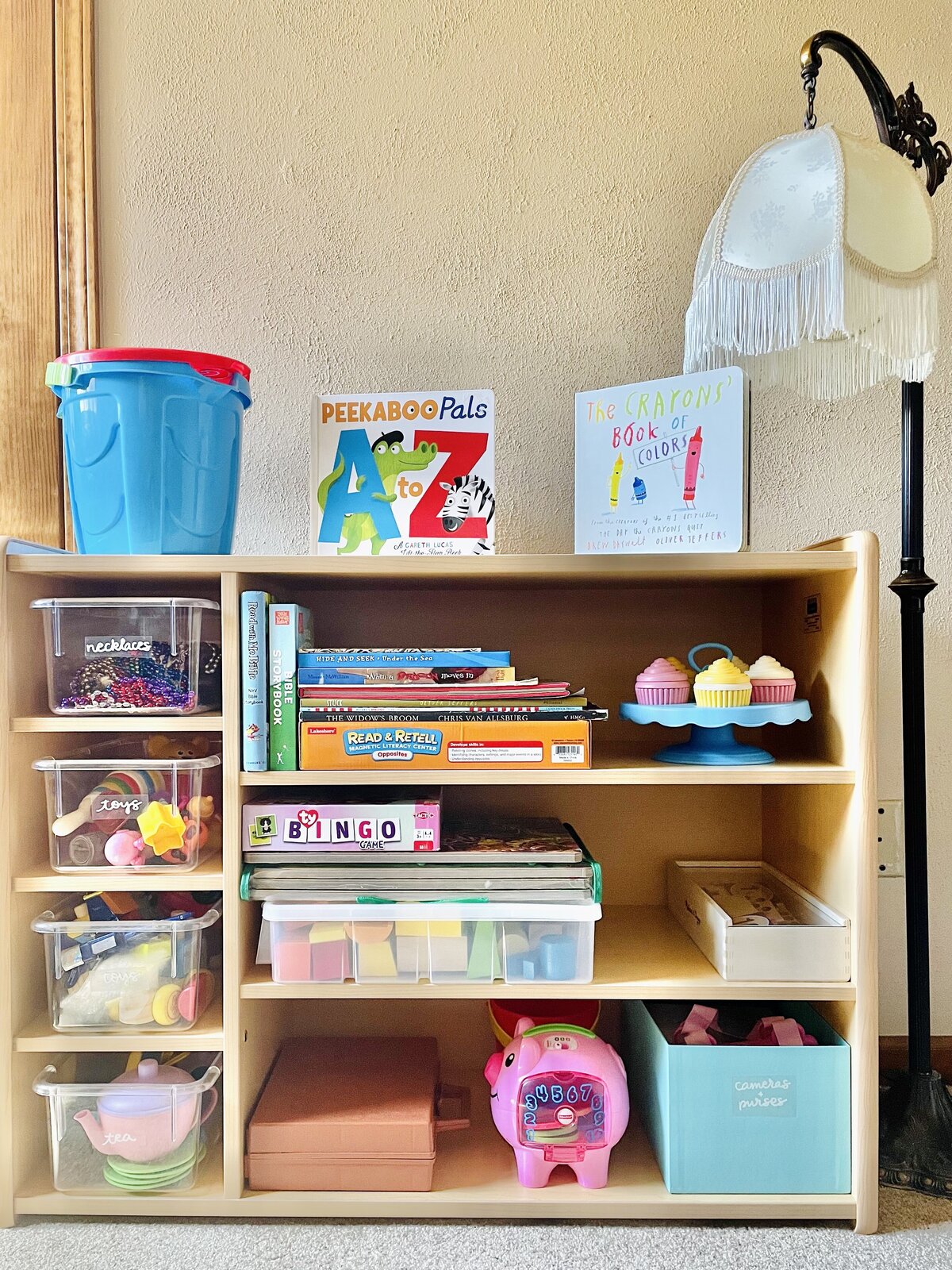 Joyful Spaces Bookshelf Organization Kids Toys