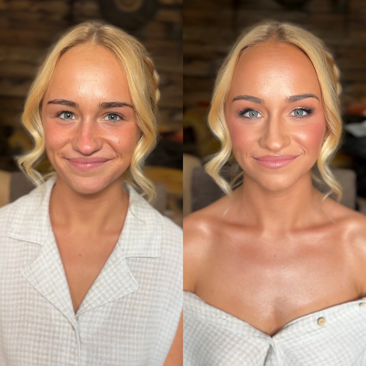 bridal makeup soft glam, full glam bridal makeup, Nashville wedding makeup artist