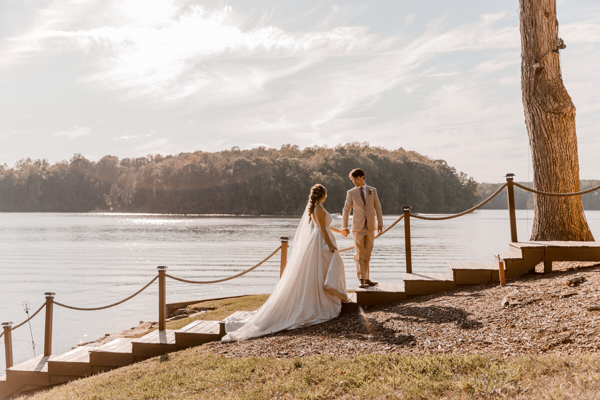 Lake wedding