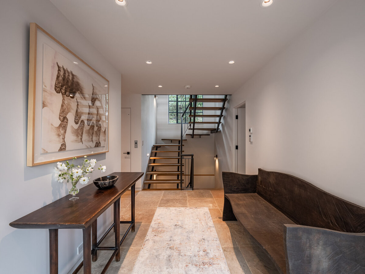 Exterior and interior views of the luxury home at 624 E Hopkins Avenue in Aspen Core, Colorado.
