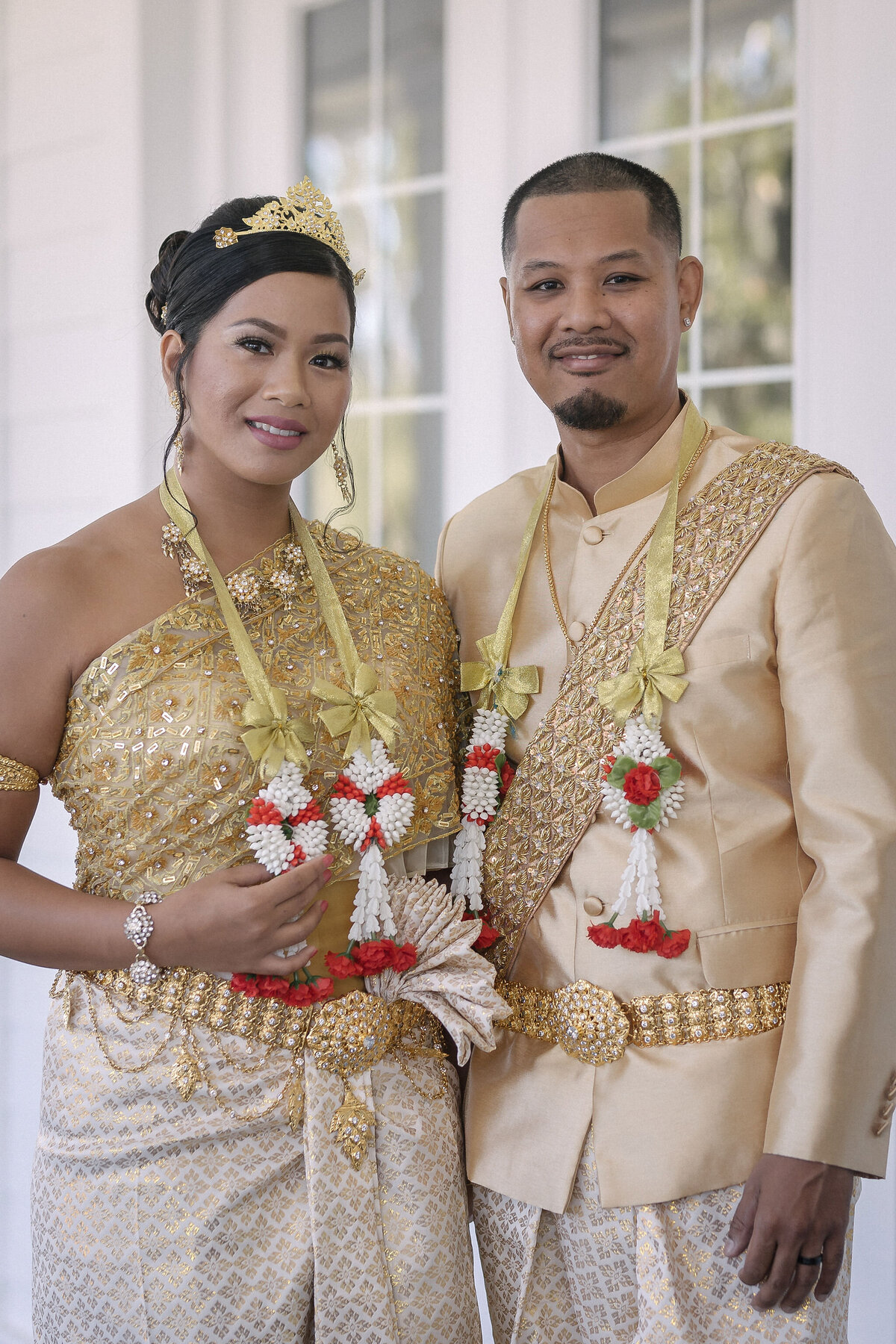 Khmer bride and groom for Traditional Khmer Ceremony | Khmer Wedding Photographer, Phavy Photography