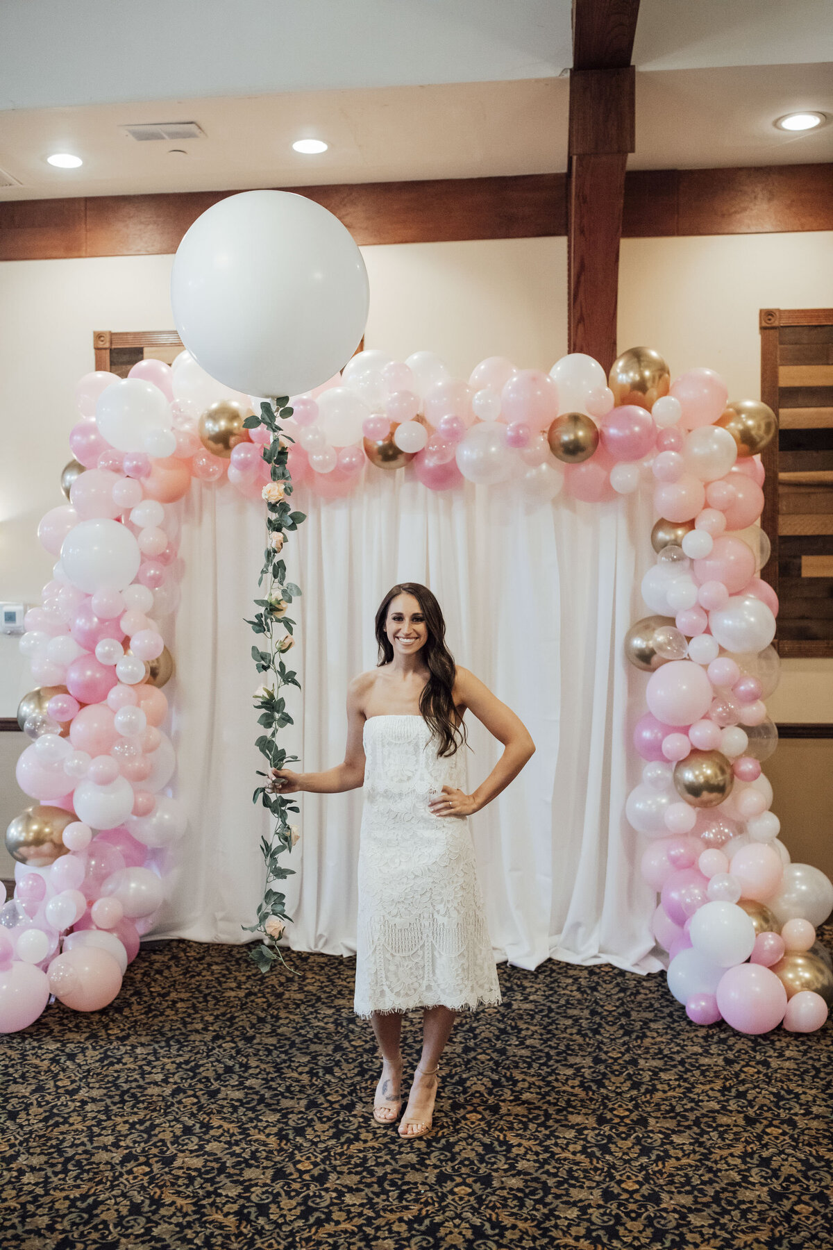 Bridal Shower Photography | Bride-to-be celebrating with family and friends at elegant event space | Hunterdon County, New Jersey