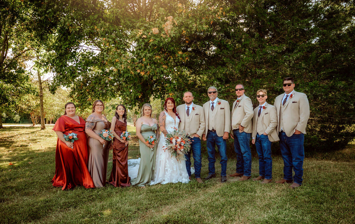 Golden Clover Photography - Dalton and Kelsey Wedding - Bridal Party Portraits-1 copy