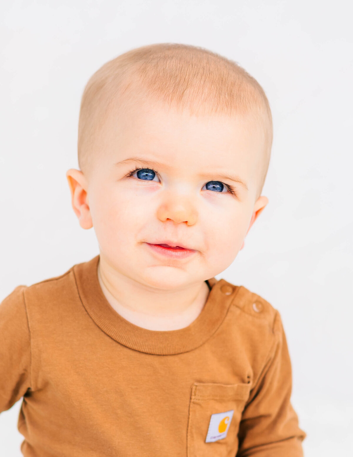 Fine art school portrait with soft tones and styling