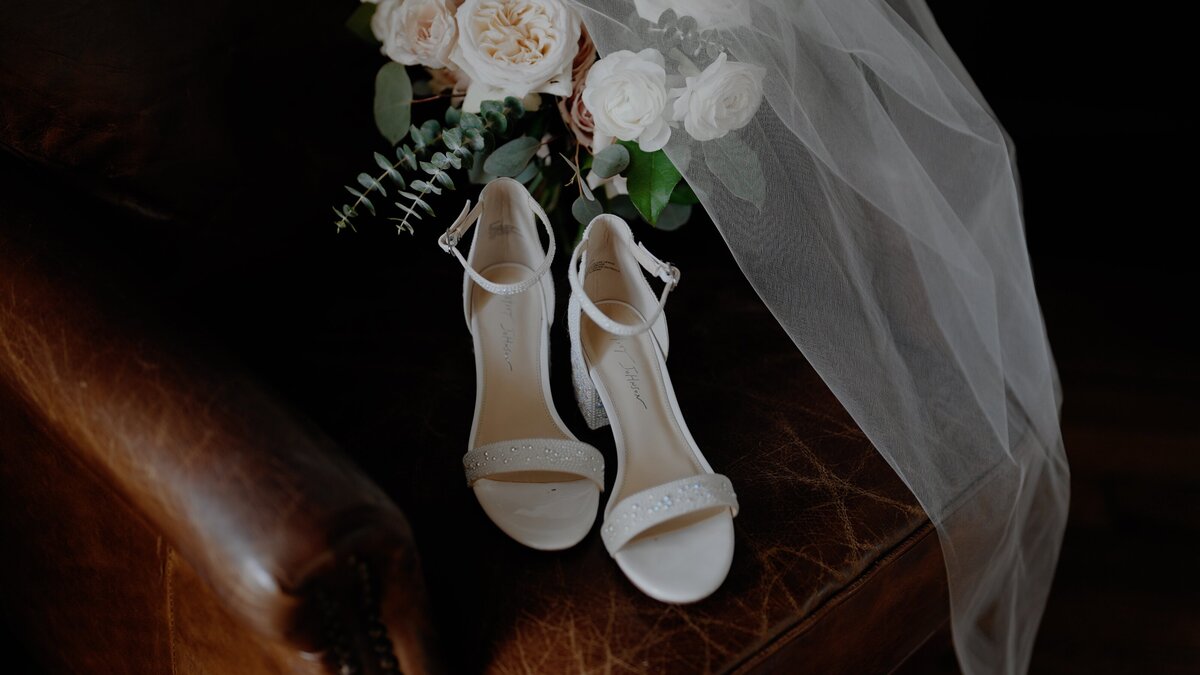 Wedding Shoes & Veil