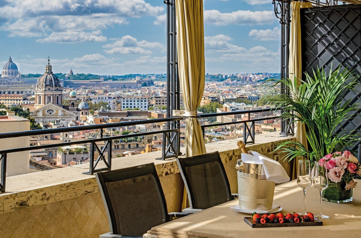 Waterstone - Hassler Collection - Hotel Hassler -Rome - Luxury Boutique Hotel - Presidential suite San Pietro terrace 0016_OTT 2022_T
