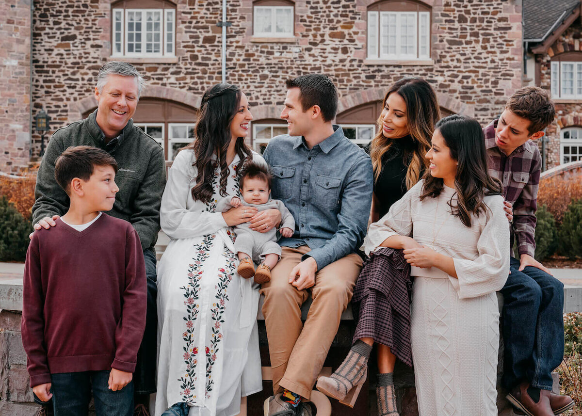 denver family photography - family group shot