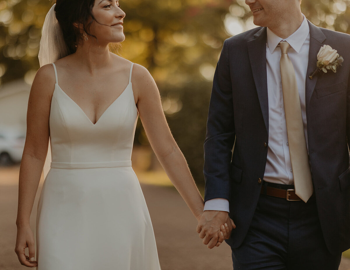 couple walks around cj's off the square in tennessee