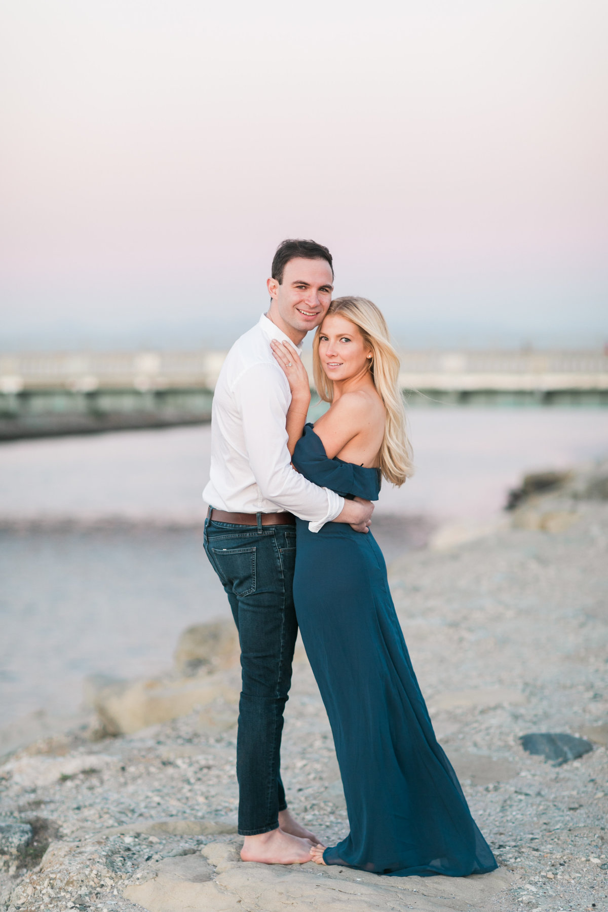 Venice Canal Beach Engagement Session_Valorie Darling Photography-7098