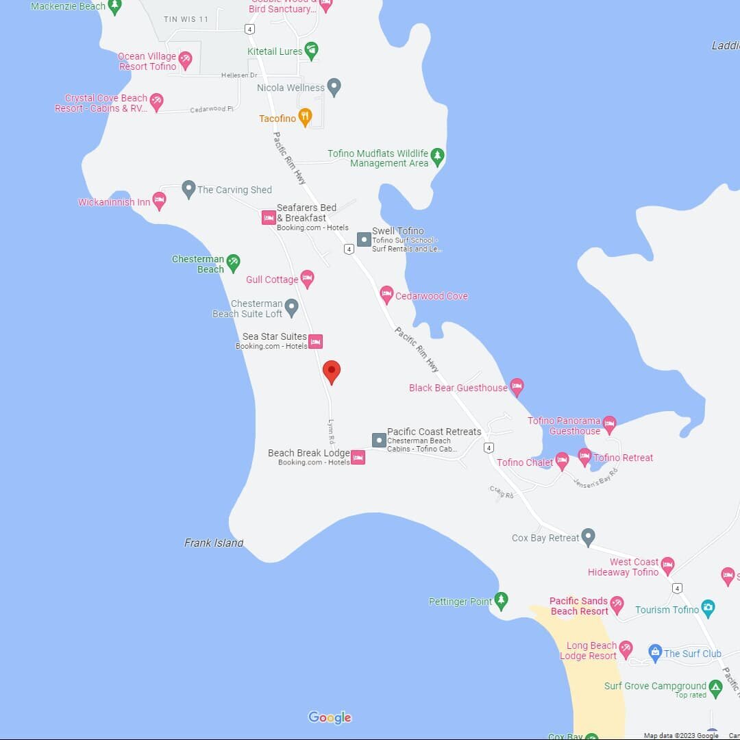 Google Map of Chesterman Beach