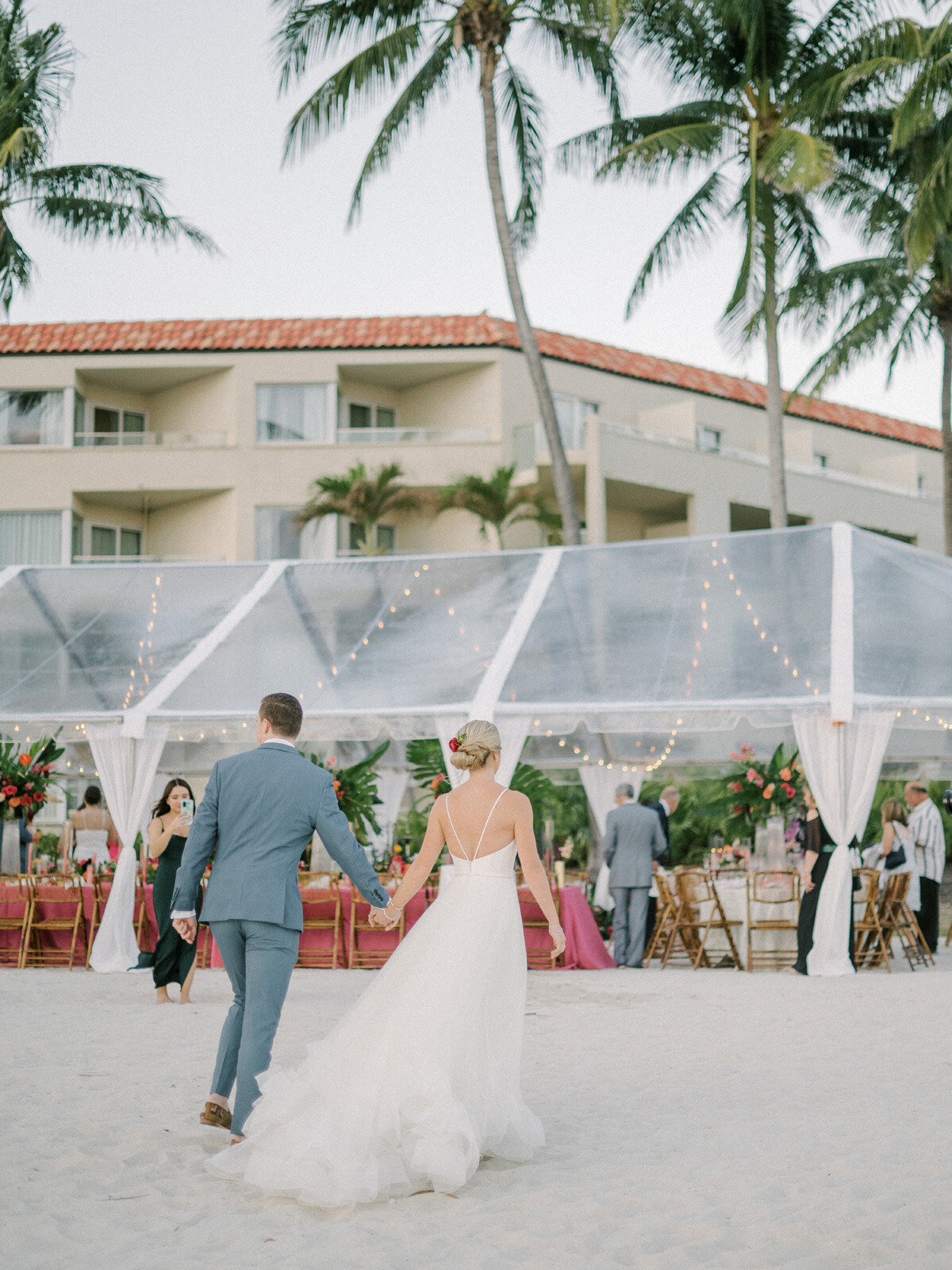 Kate-Murtaugh-Events-tropical-clear-top-beach-wedding-reception-Key-West-Casa-Marina