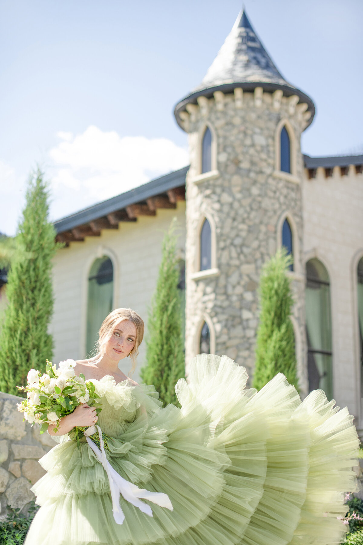 Bridal Editorial with Styled Shoots Across America at Wadley Farms.