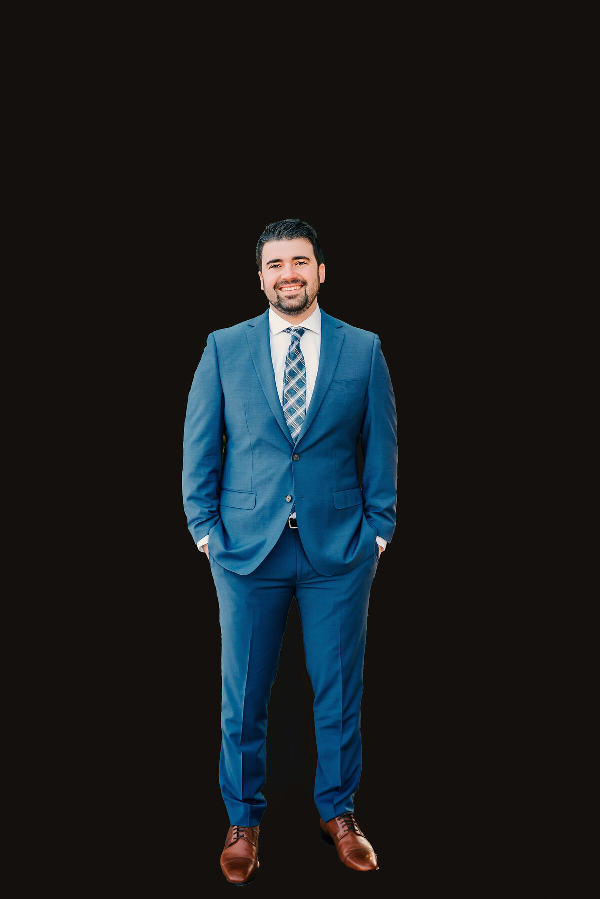Branson Missouri branding photography of branding photo of man in blue suit standing