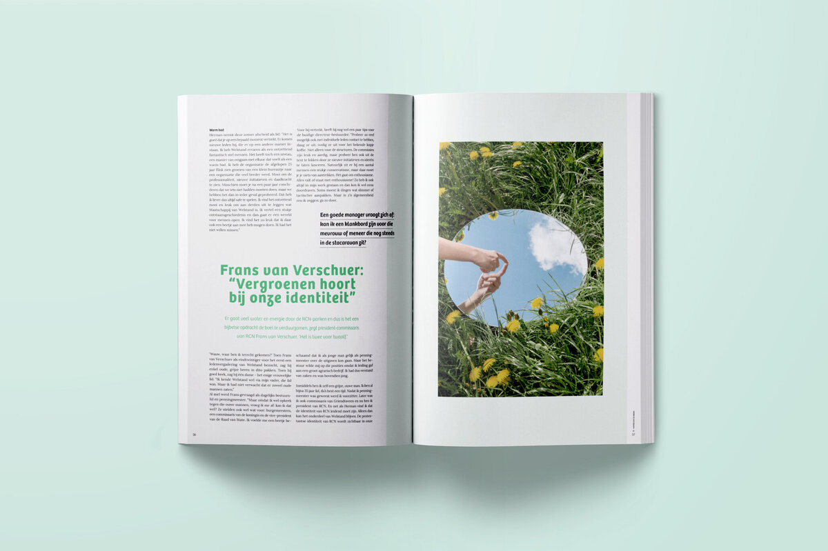 Jubileum magazine Ruimte om te delen ontwikkelt voor het Maatschappij van Welstand ter ere van hun 200-jarig bestaan. Begeleiding, productie, redactie en ontwerp magazine door Bladkamer.