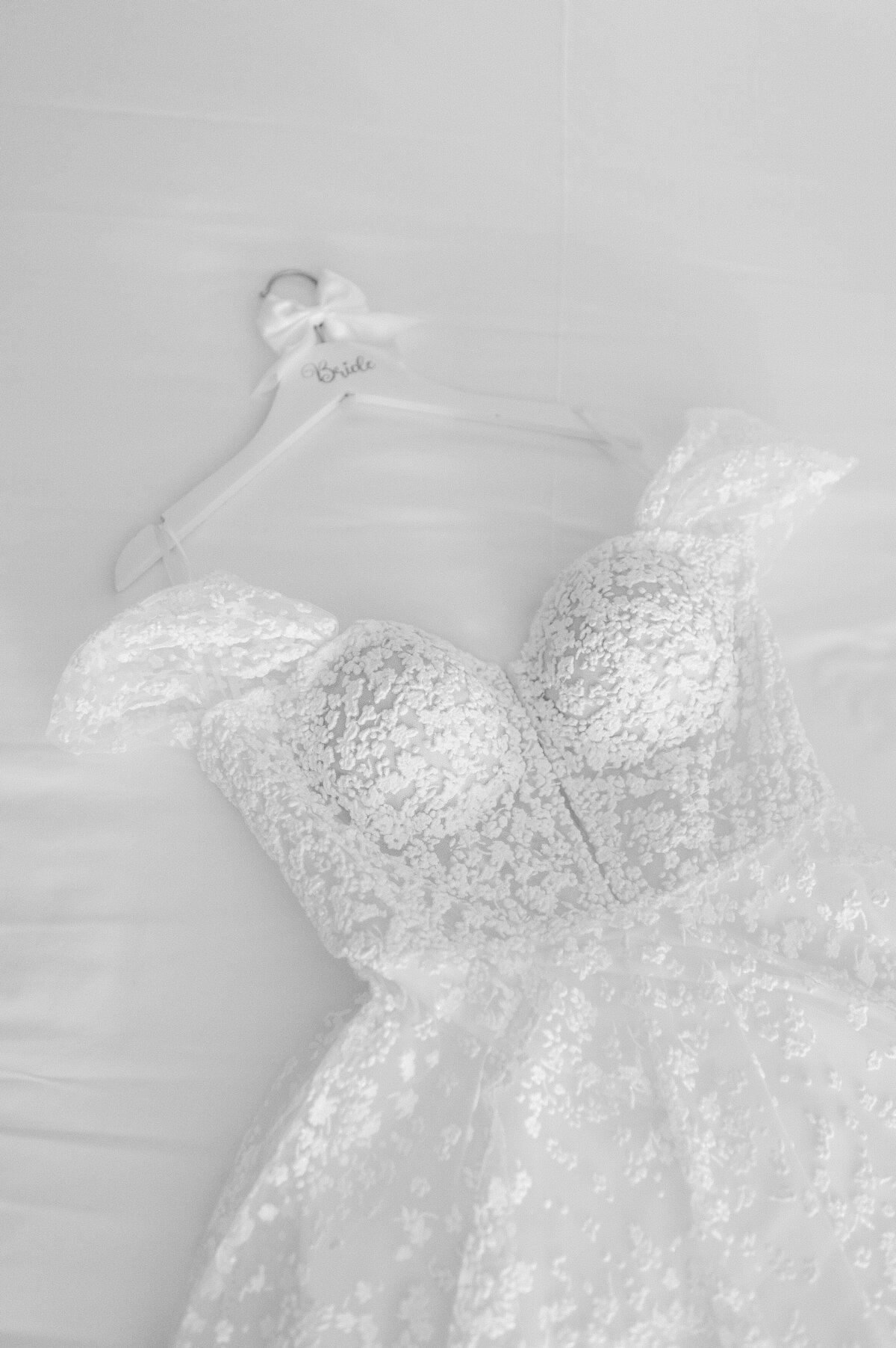 black and white wedding dress