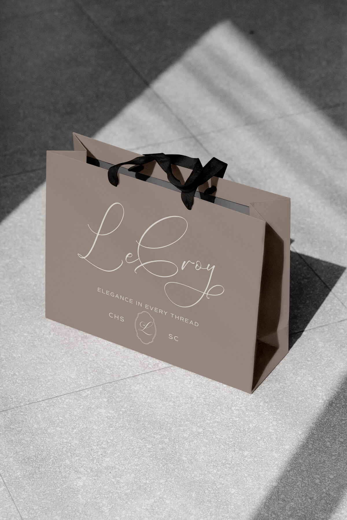Shopping Bag on Street Mockup