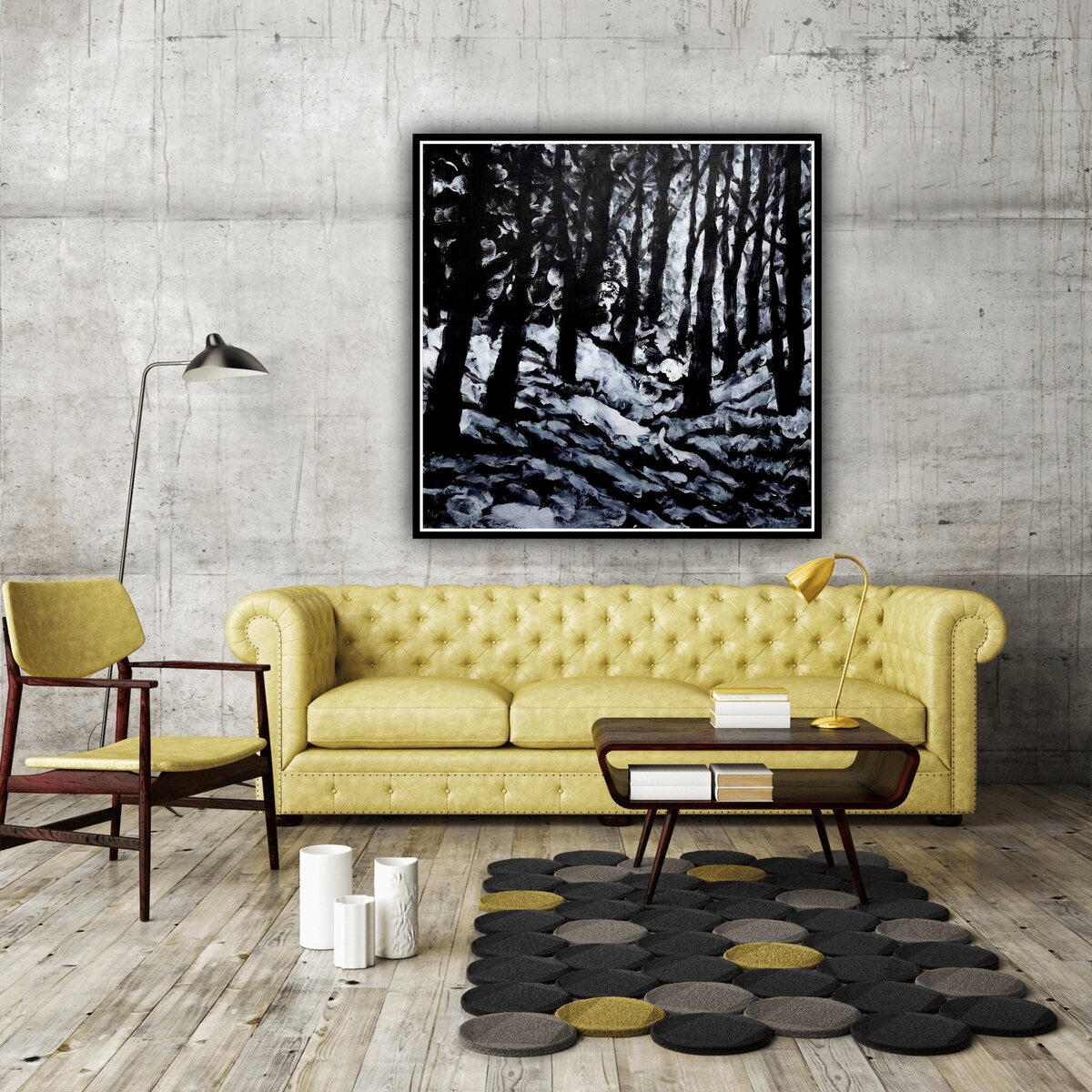 Brent Ray Fraser Winter Penis Scape Painting - 0 5
