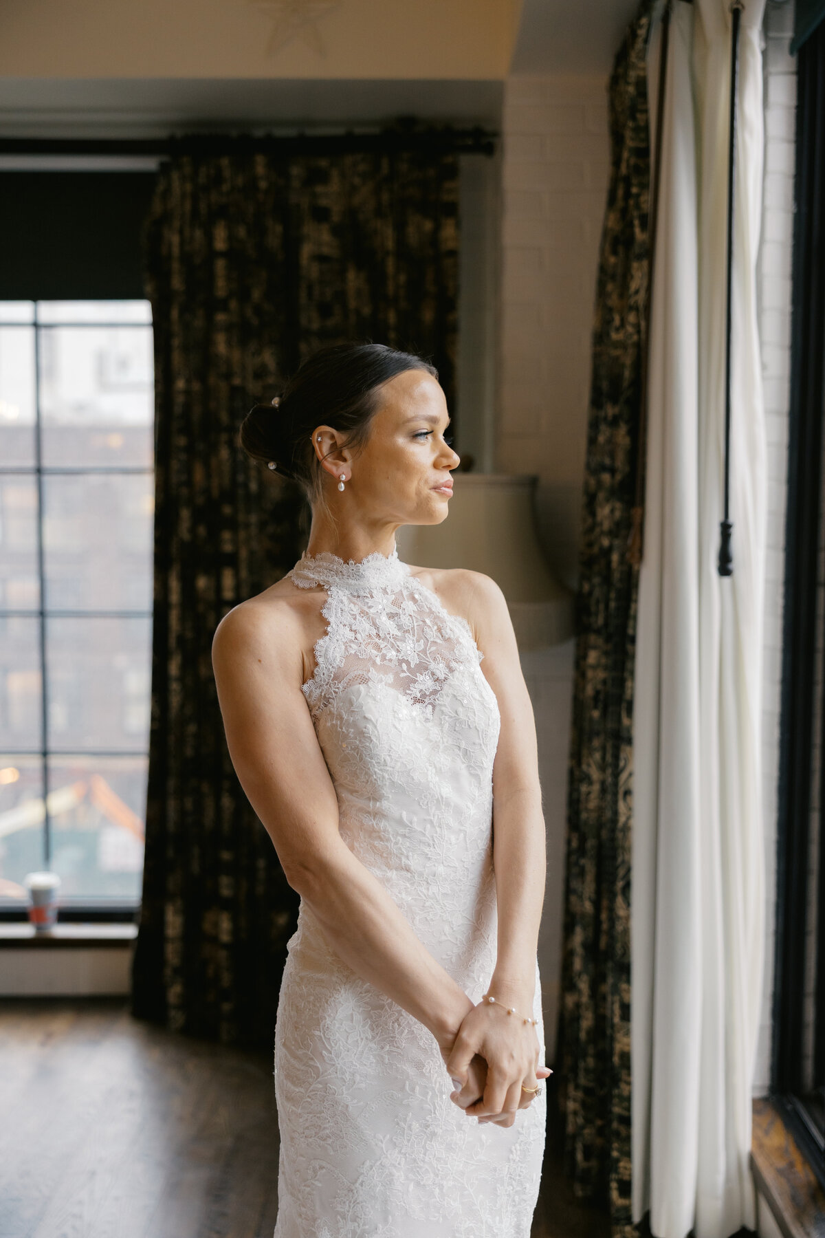 Noelle & Josh - NYC St Patricks Bowery - Wedding Previews 027