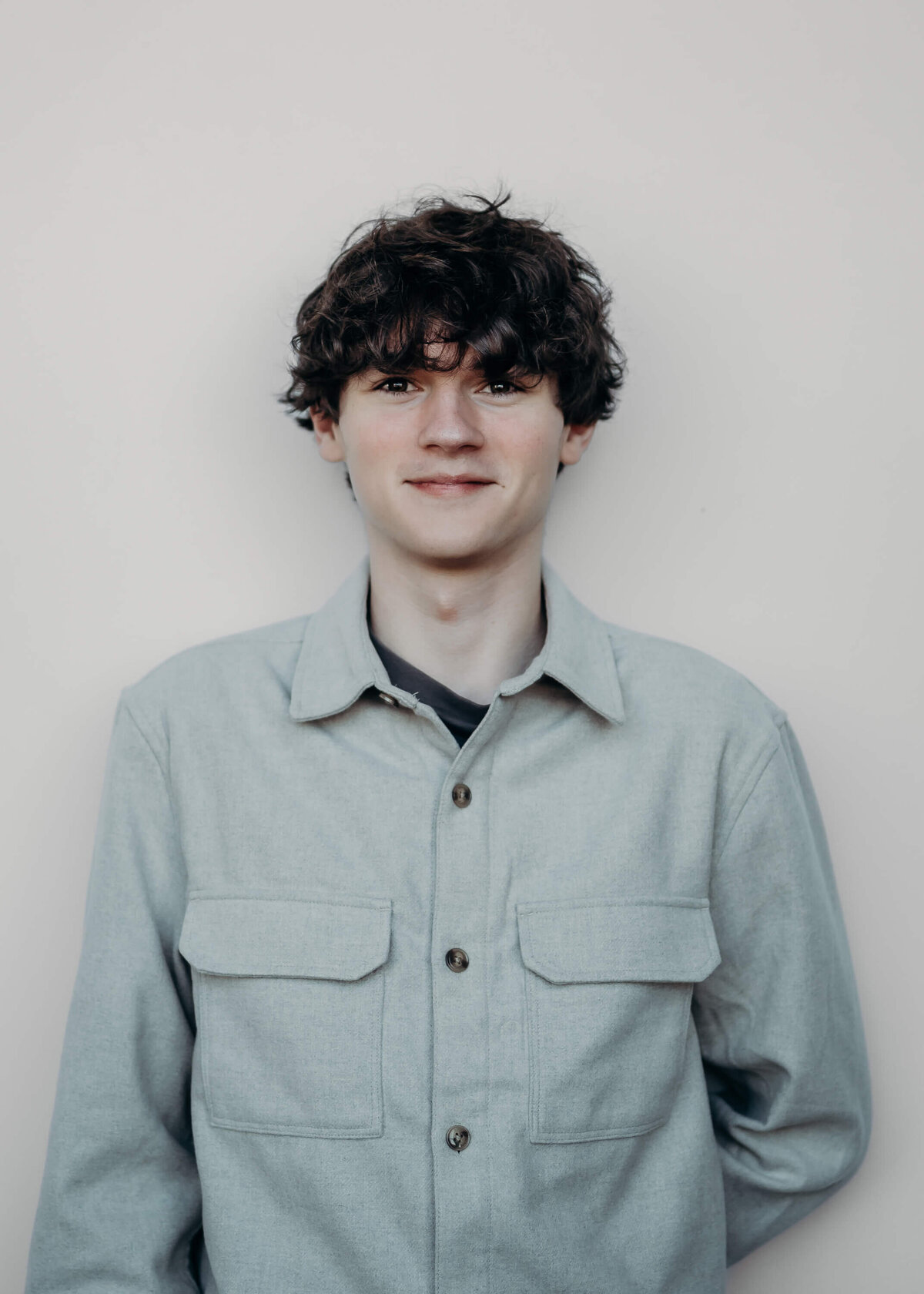 Teenage boy headshot