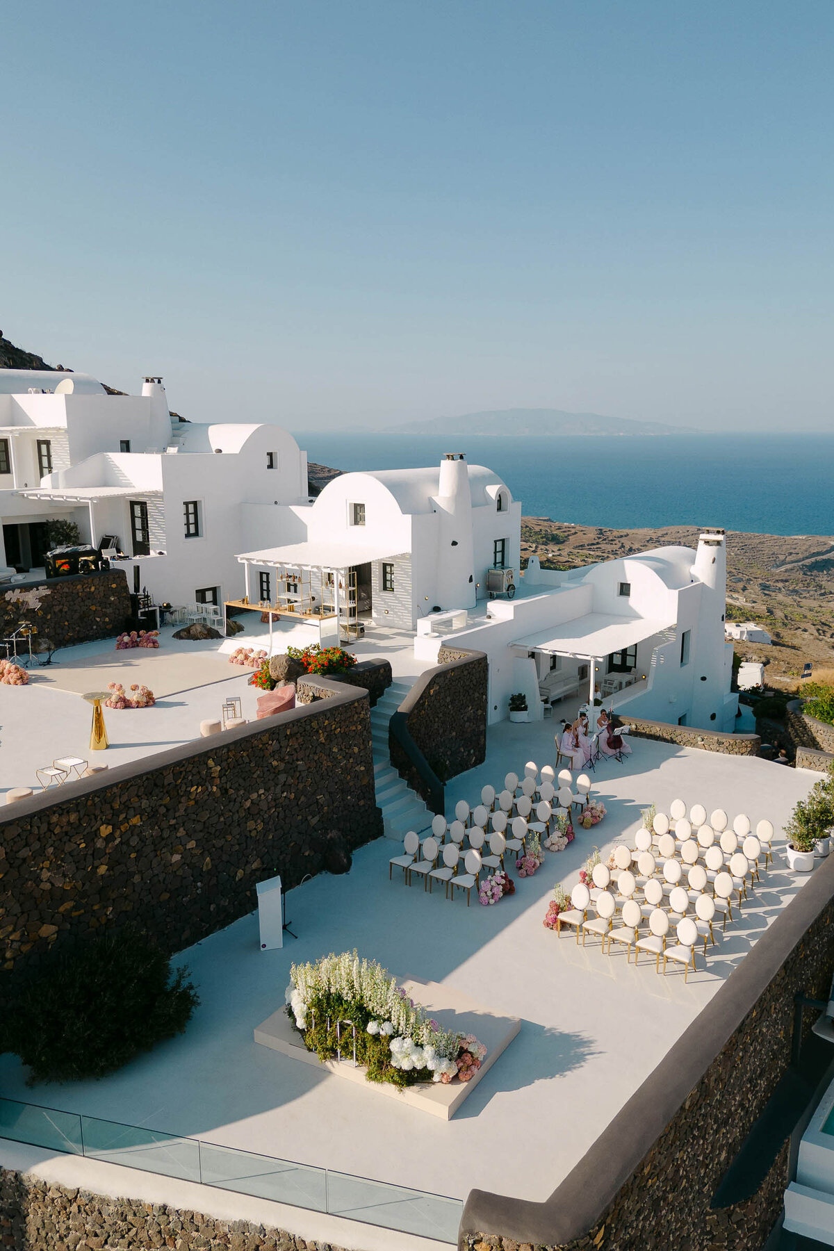 wedding in santorini greece aenaon hotel 11