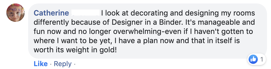 Designer in a Binder customer review