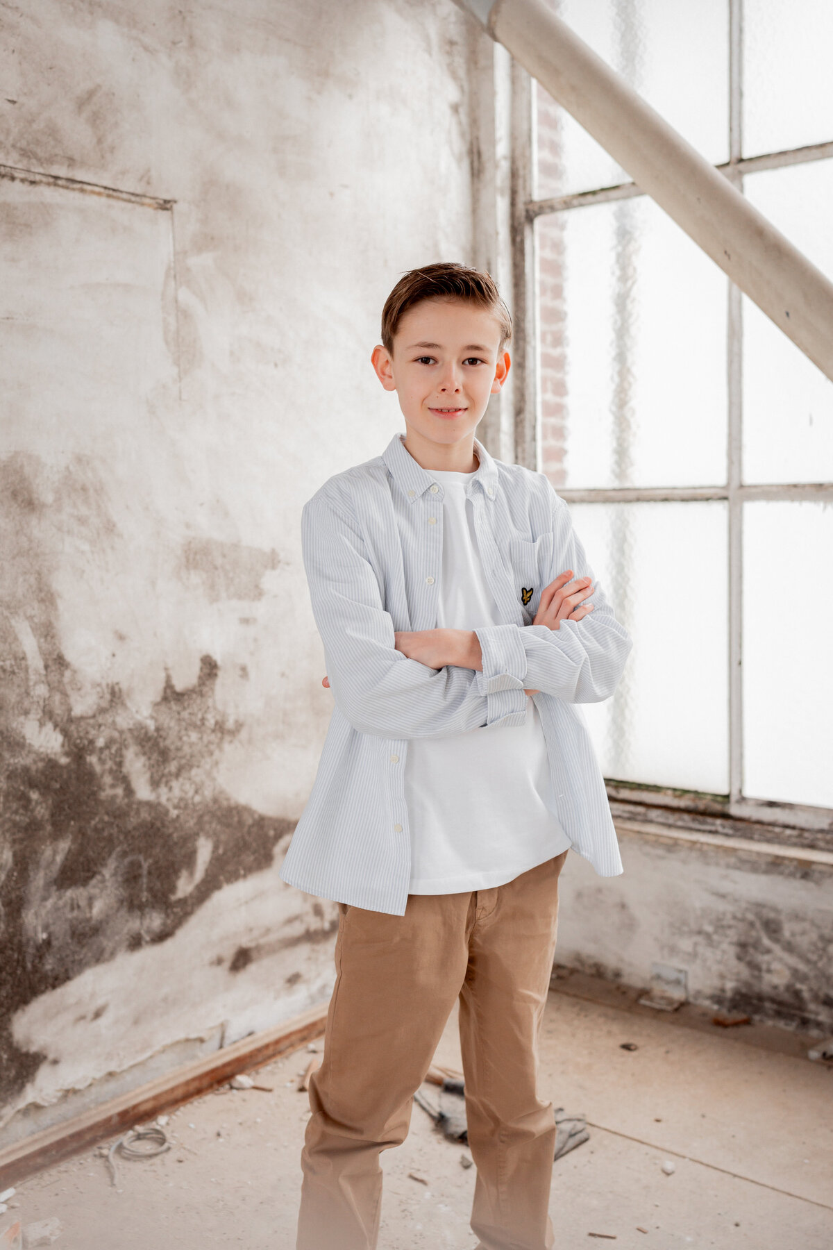 communiefotoshoot jongen