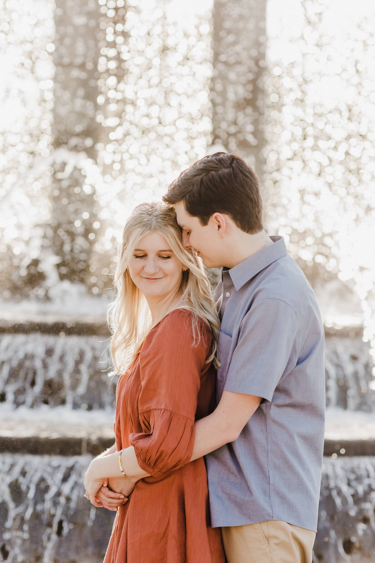 Downtown Cary Engagement photos 1