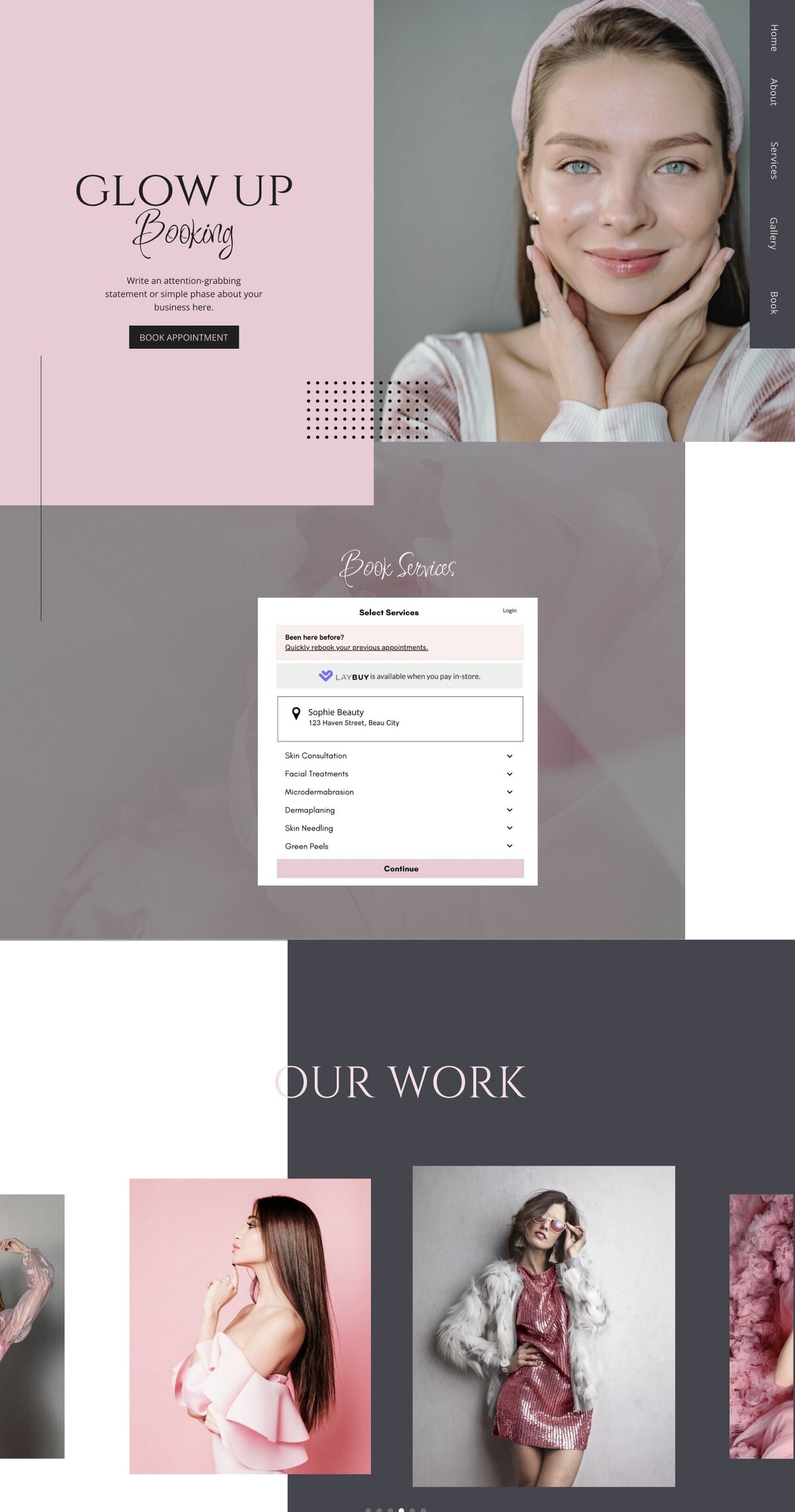 Sophie-beauty-website-template-contact-page-preview
