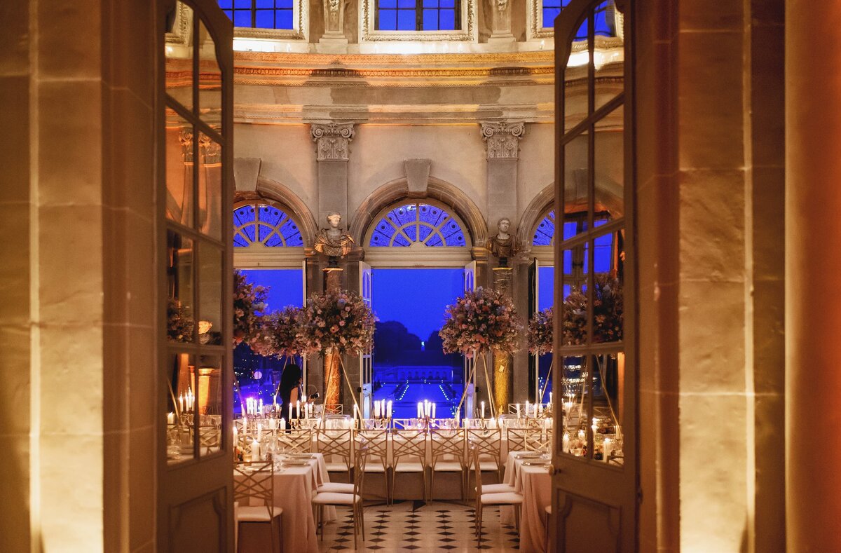 Destination Wedding Reception at Chateau Vaux Le Vicomte by Alejandra Poupel Events-0