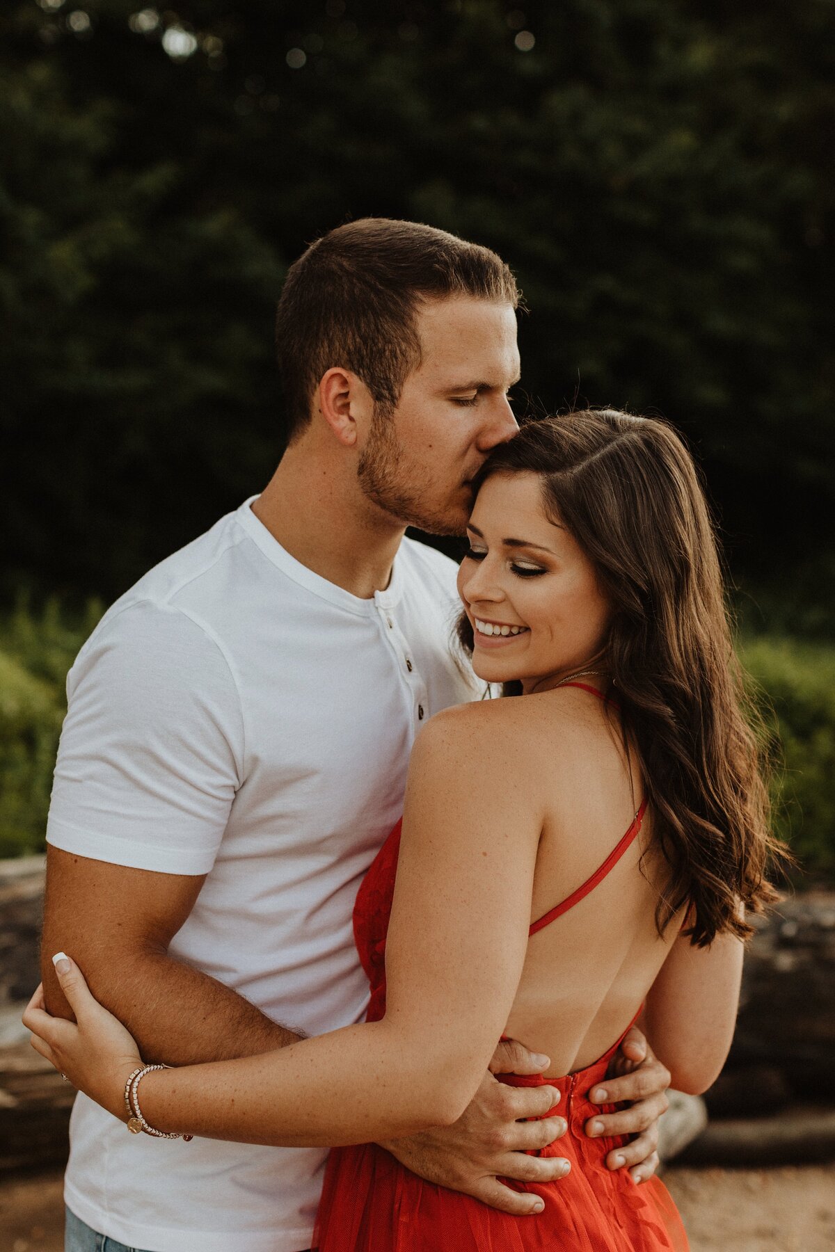 summer engagement photos