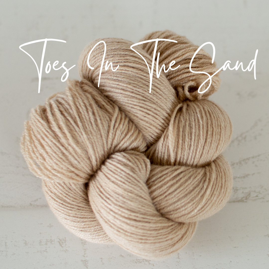 Coastal Cashmere Yarn Toes In The Sand Skein