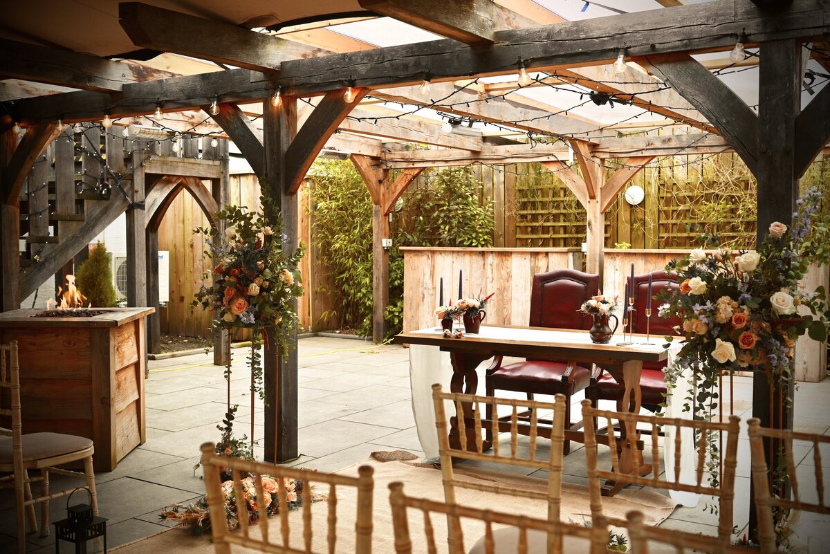 The potting shed is the ideal space for your function at The White Lion Hankelow