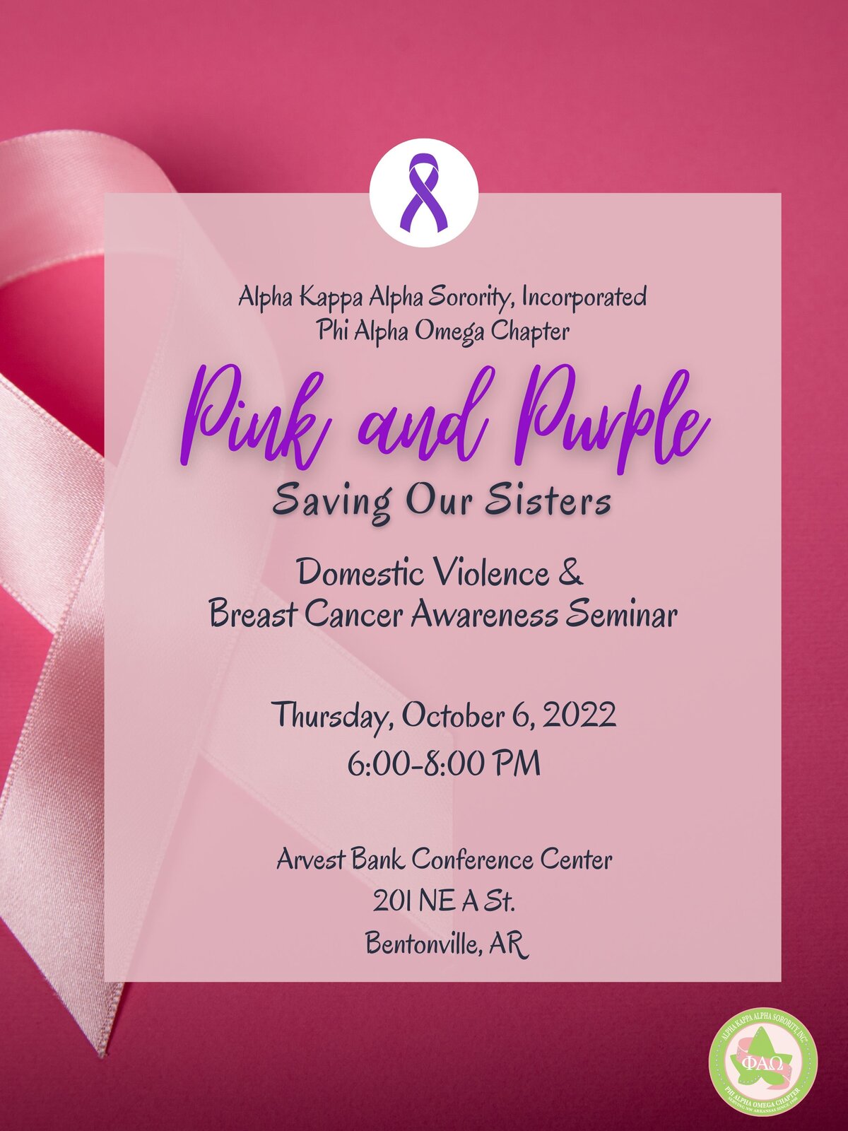Domestic Violence  &  Breast Cancer Awareness Seminar