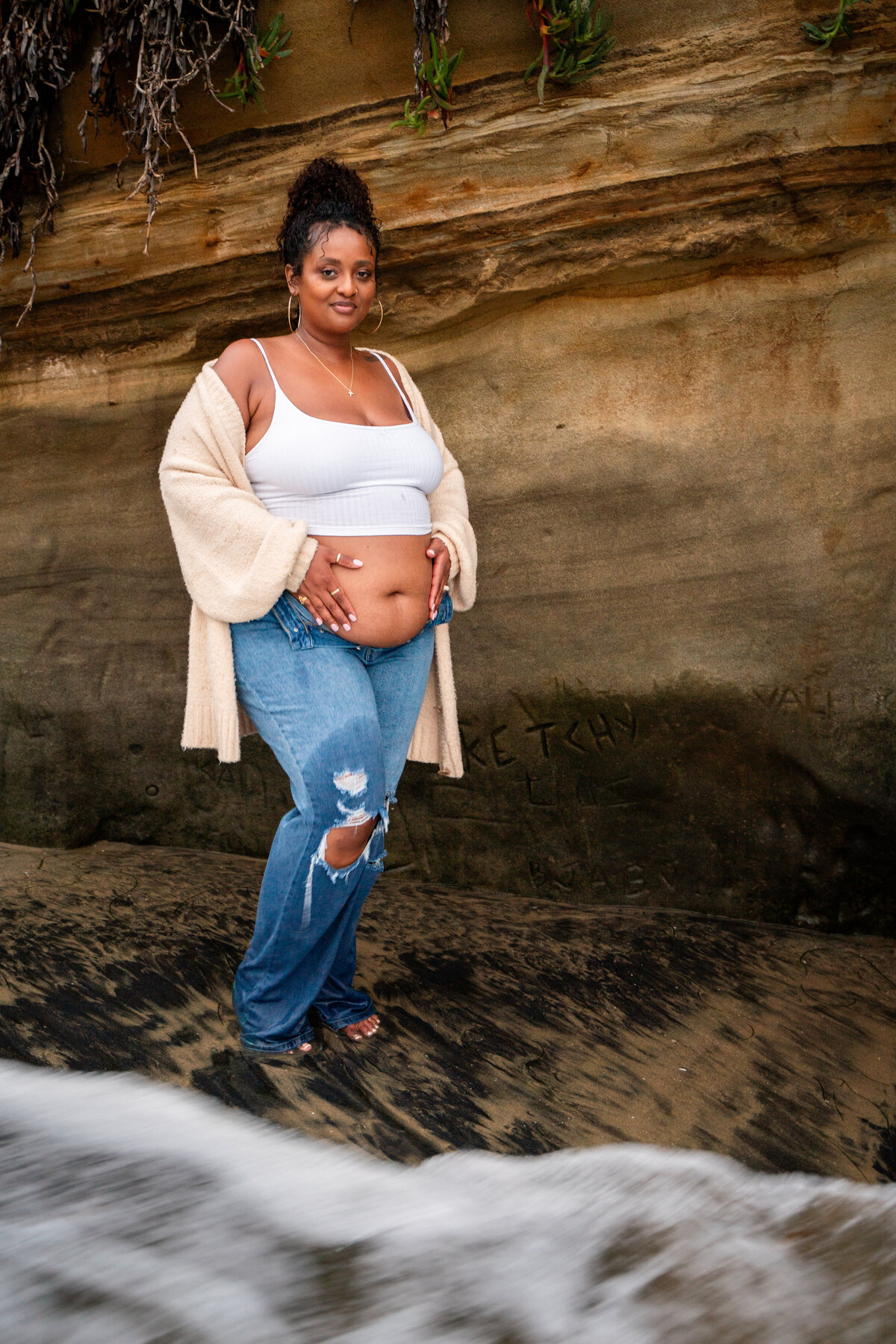 Sunset Cliffs Maternity Photos San Diego Photographer