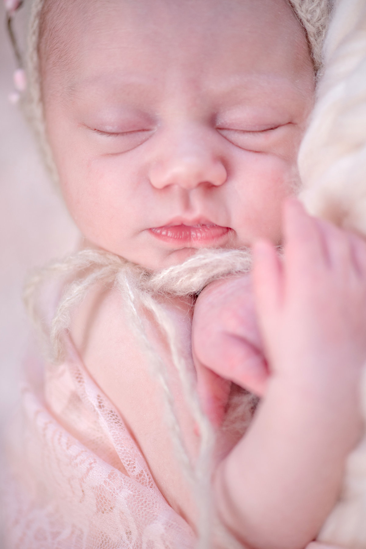 Newborn Baby Lips Bean Bag Poses