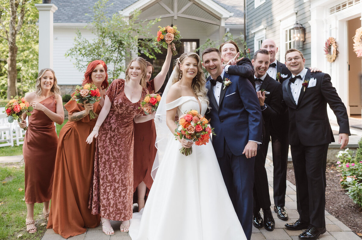 fun wedding photo