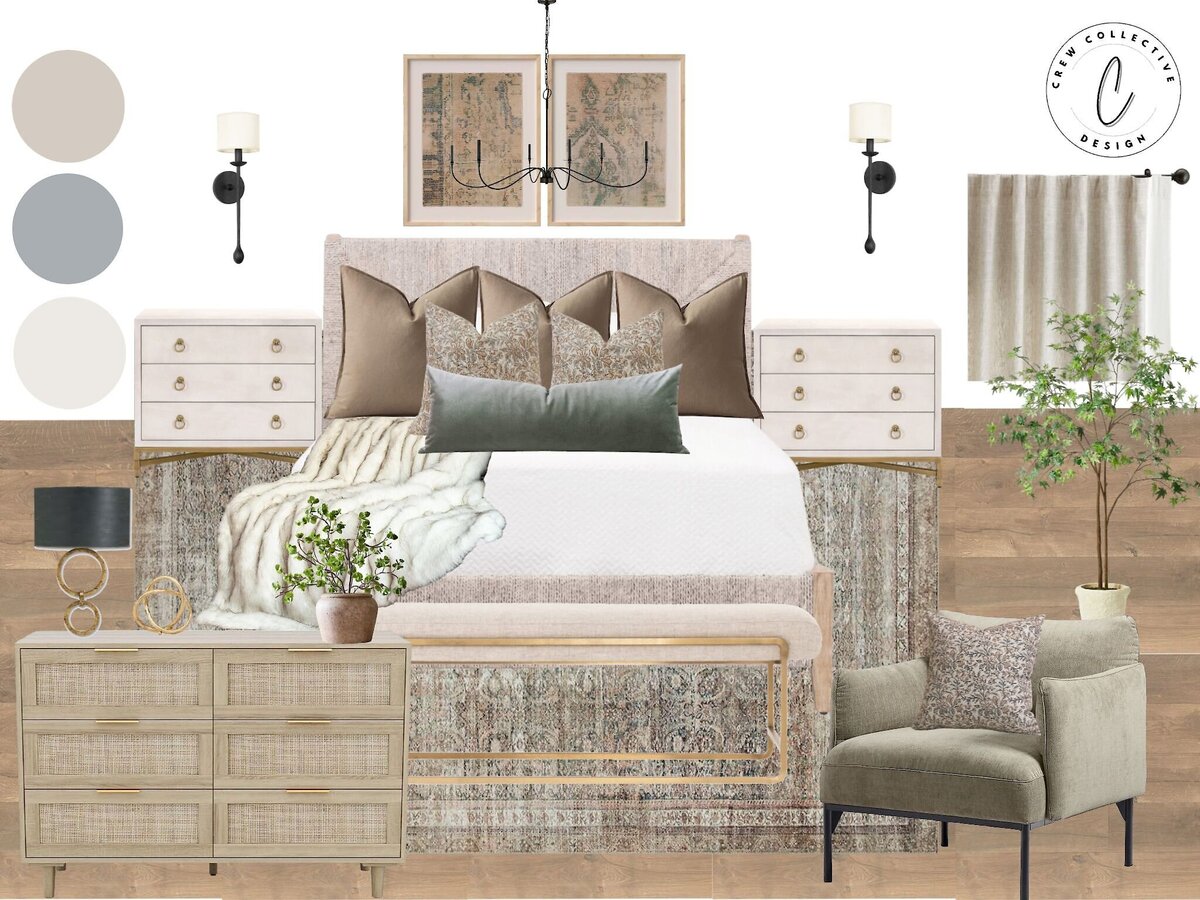 Bedroom Design board